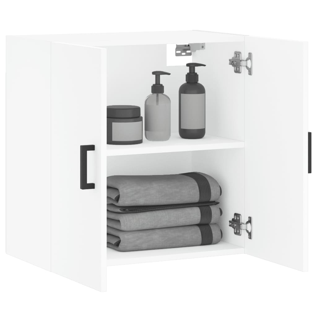 Armoire murale blanc 60x31x60 cm bois d'ingénierie - XIOS