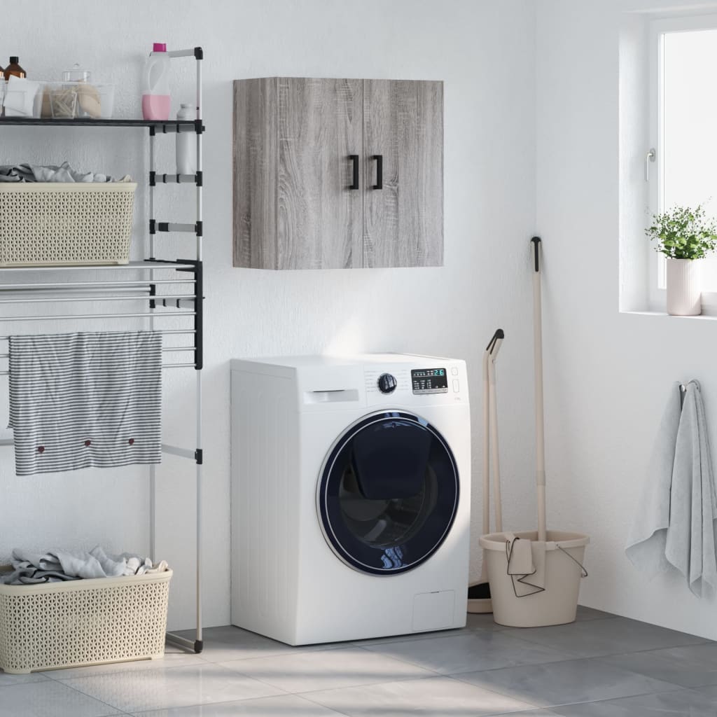 Armoire murale sonoma gris 60x31x60 cm bois d'ingénierie - XIOS