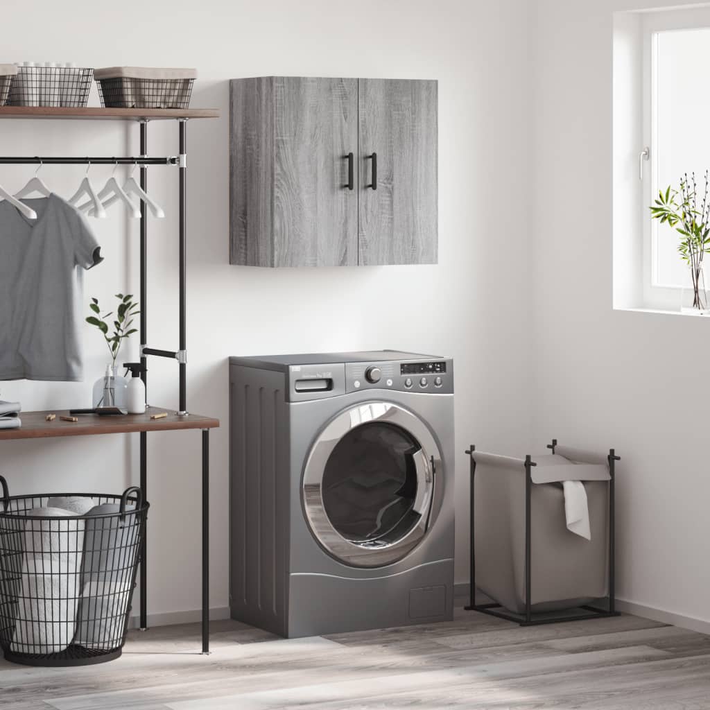 Armoire murale sonoma gris 60x31x60 cm bois d'ingénierie - XIOS