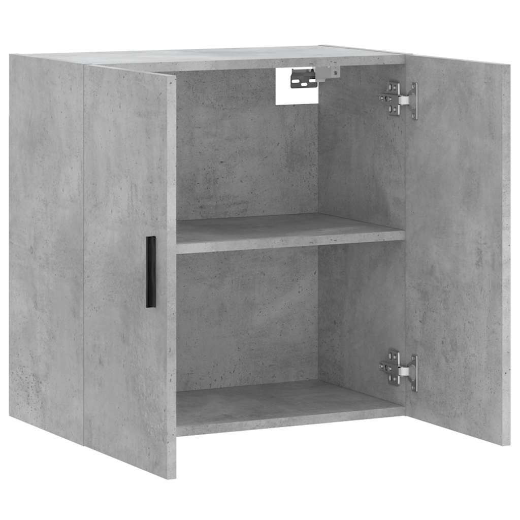 Armoire murale gris béton 60x31x60 cm bois d'ingénierie - XIOS