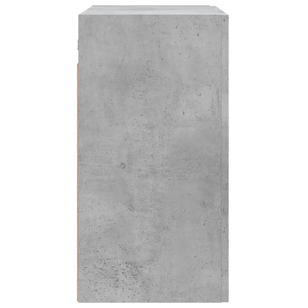 Armoire murale gris béton 60x31x60 cm bois d'ingénierie - XIOS