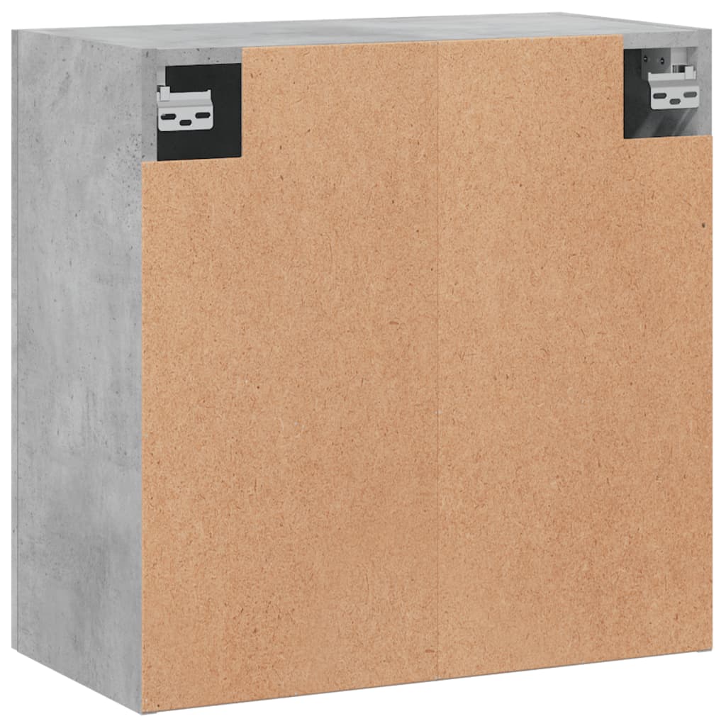 Armoire murale gris béton 60x31x60 cm bois d'ingénierie - XIOS