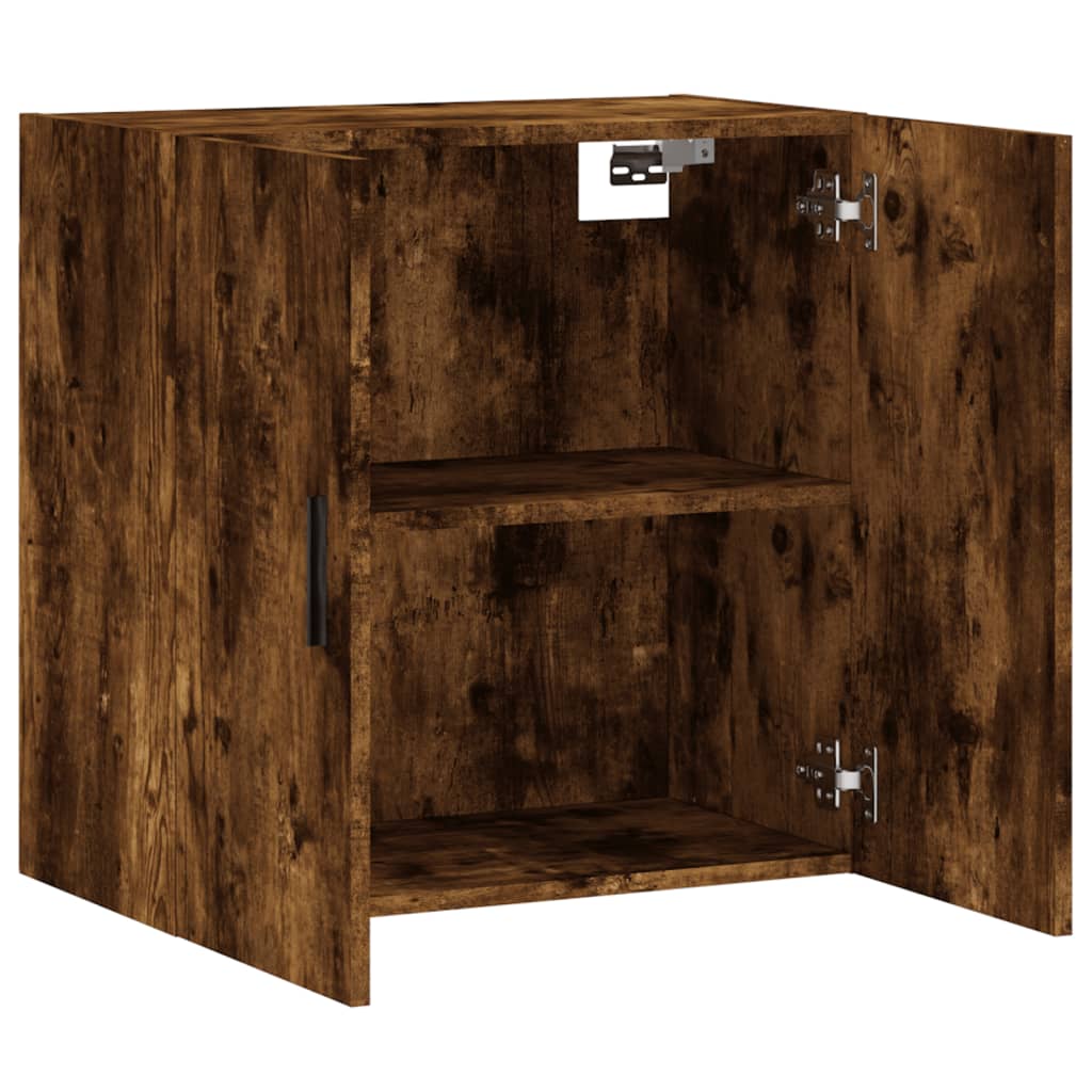 Armoire murale chêne fumé 60x31x60 cm bois d'ingénierie - XIOS