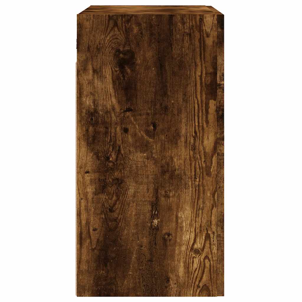 Armoire murale chêne fumé 60x31x60 cm bois d'ingénierie - XIOS