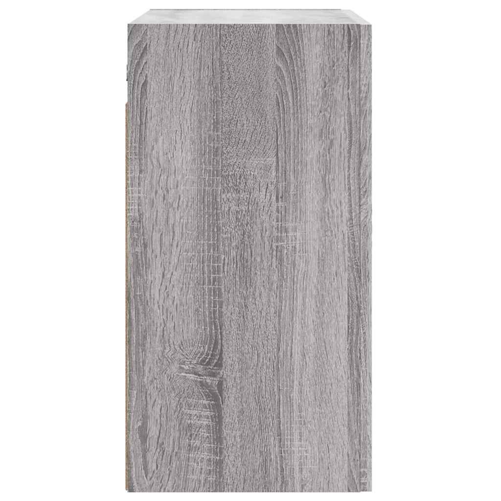 Armoire murale sonoma gris 60x31x60 cm bois d'ingénierie - XIOS