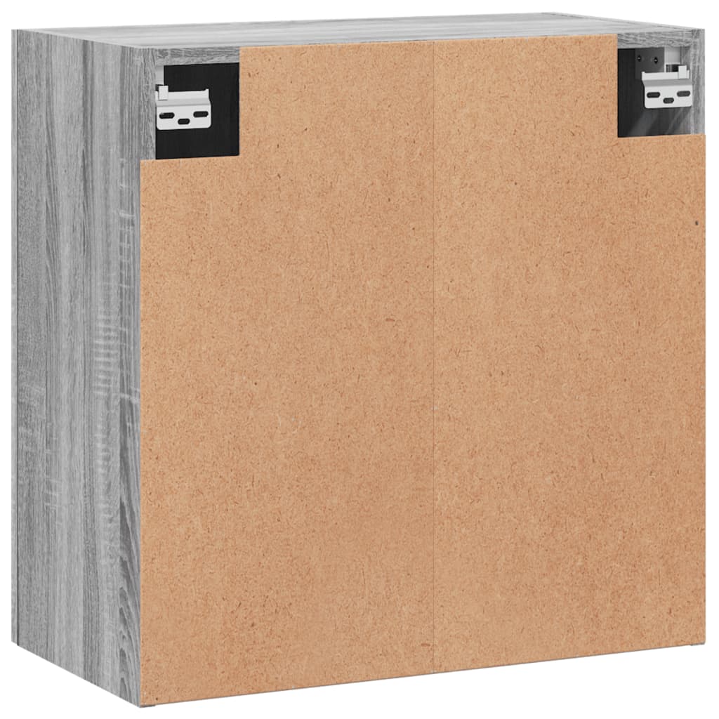 Armoire murale sonoma gris 60x31x60 cm bois d'ingénierie - XIOS
