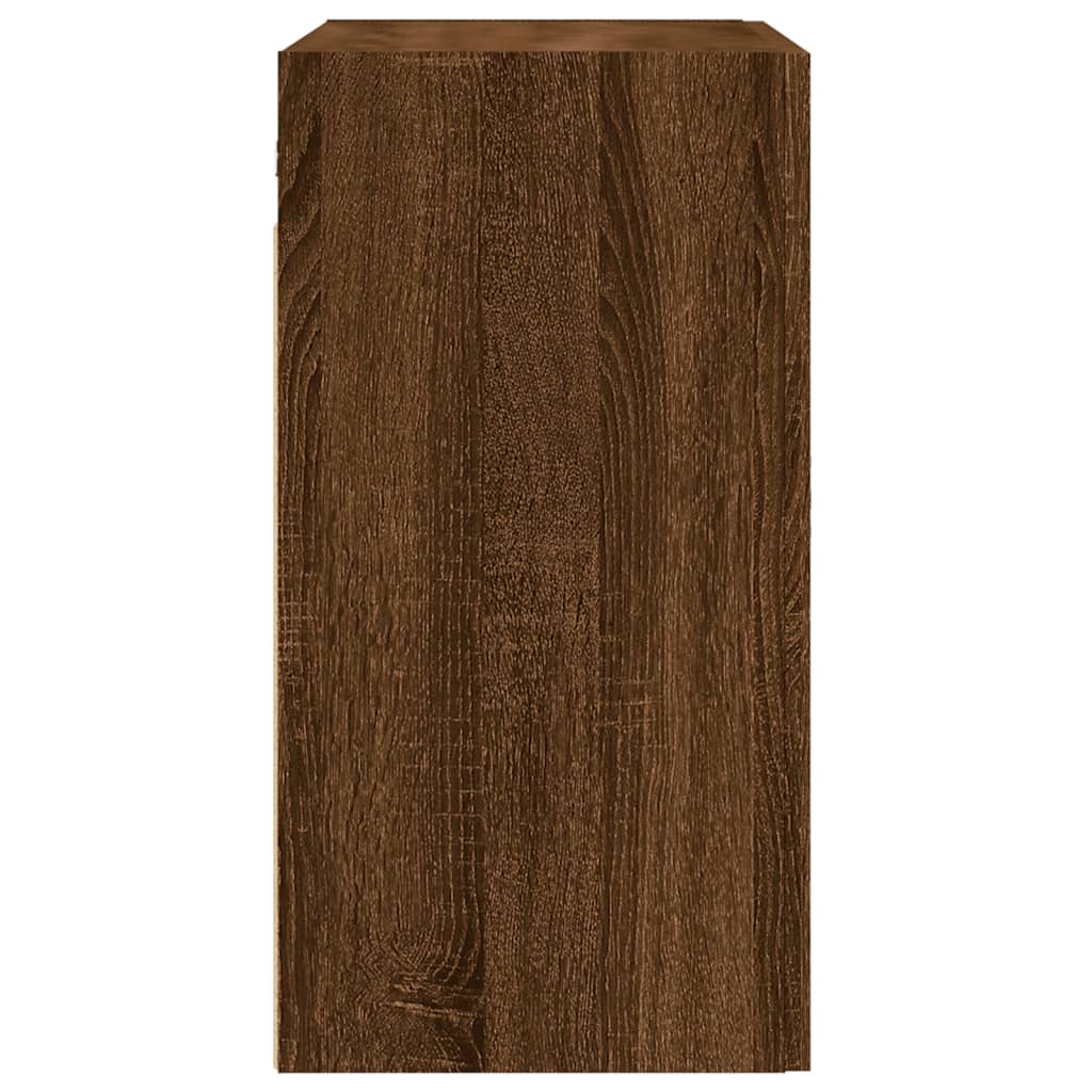 Armoire murale chêne marron 60x31x60 cm bois d'ingénierie - XIOS