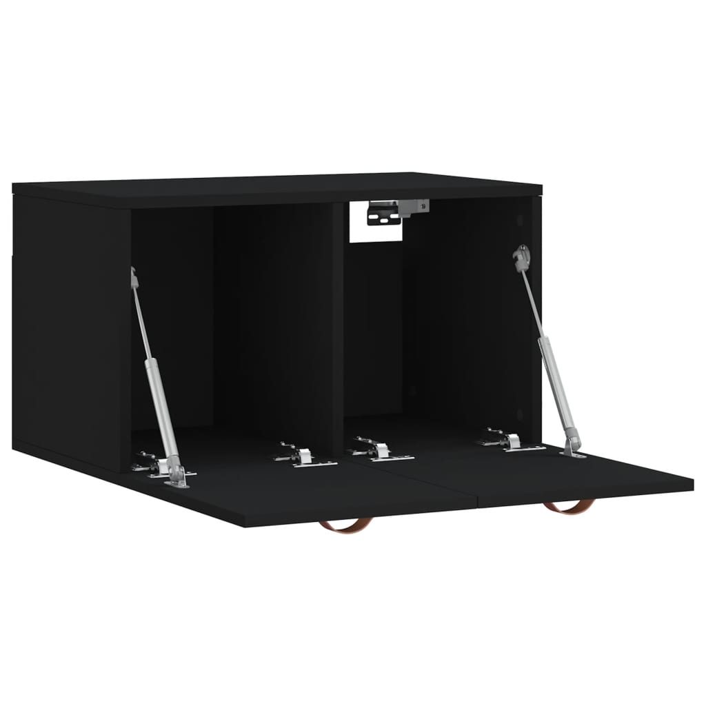 Armoire murale Noir 60x36,5x35 cm Bois d'ingénierie - XIOS