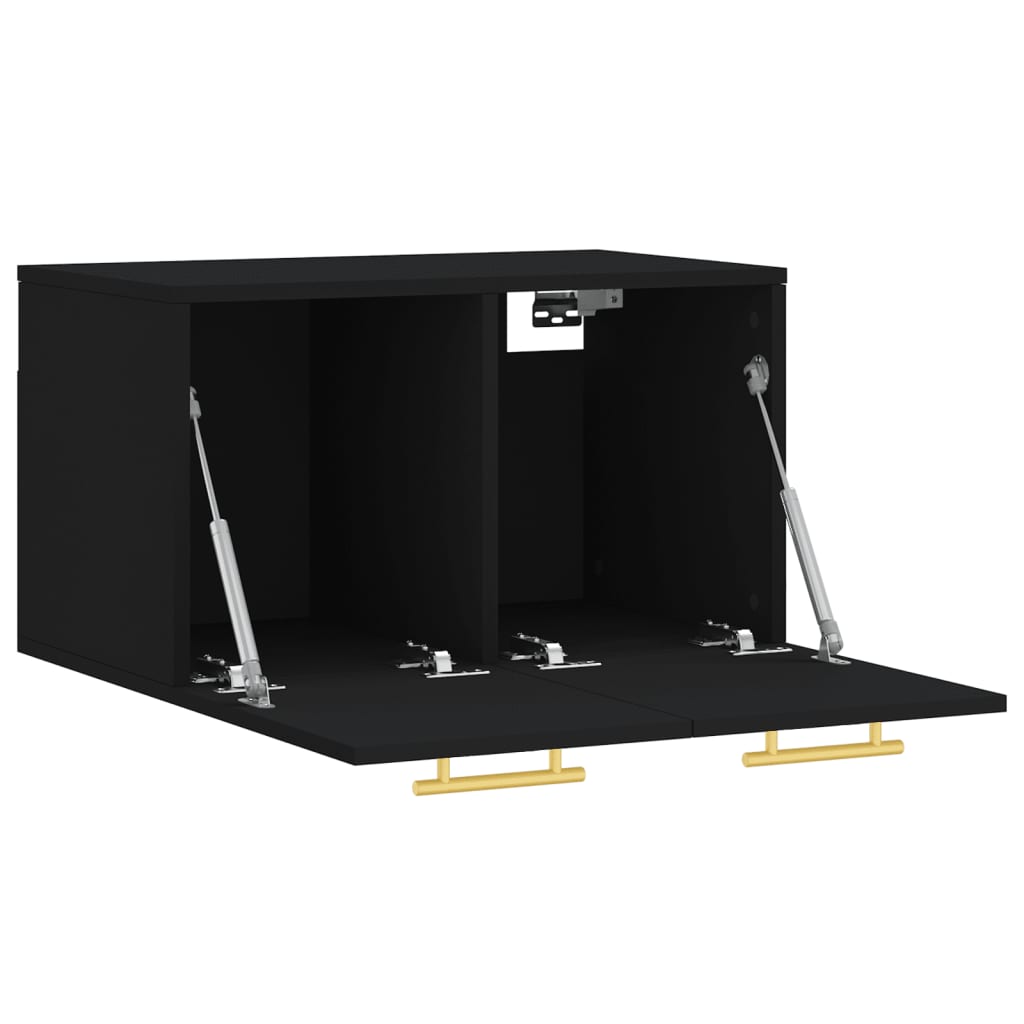 Armoire murale Noir 60x36,5x35 cm Bois d'ingénierie - XIOS