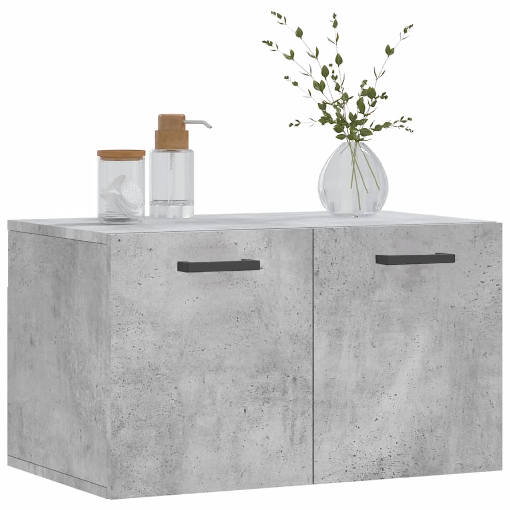 Armoire murale Gris béton 60x36,5x35 cm Bois d'ingénierie - XIOS