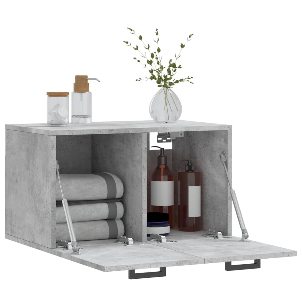 Armoire murale Gris béton 60x36,5x35 cm Bois d'ingénierie - XIOS