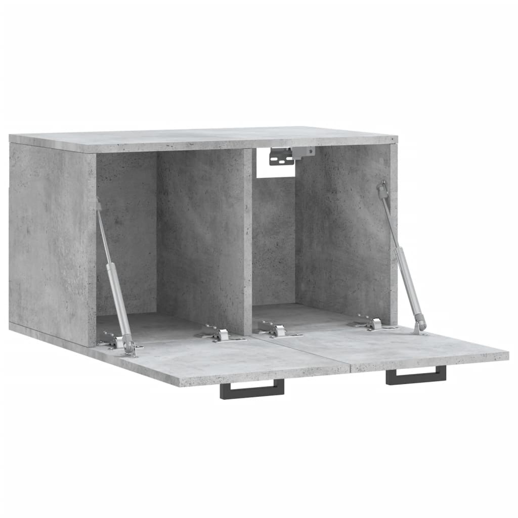 Armoire murale Gris béton 60x36,5x35 cm Bois d'ingénierie - XIOS