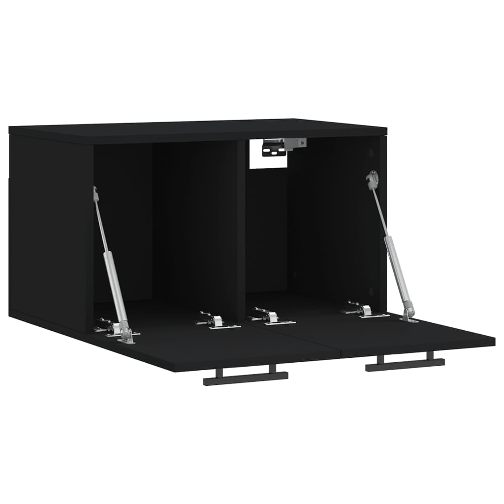 Armoire murale Noir 60x36,5x35 cm Bois d'ingénierie - XIOS