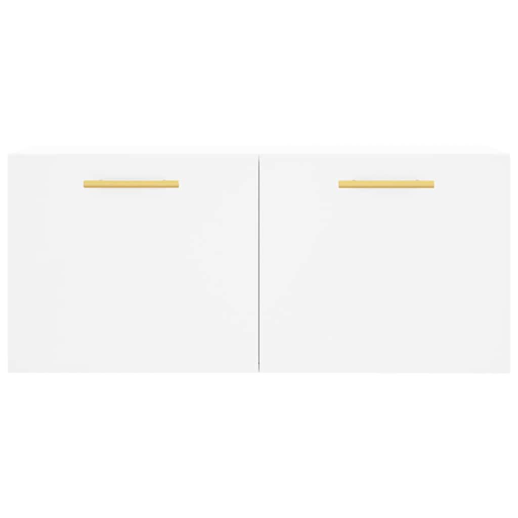 Armoire murale blanc 80x36,5x35 cm bois d'ingénierie - XIOS