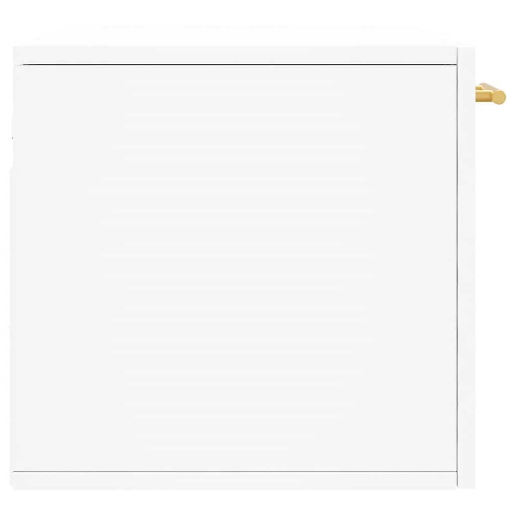 Armoire murale blanc 80x36,5x35 cm bois d'ingénierie - XIOS