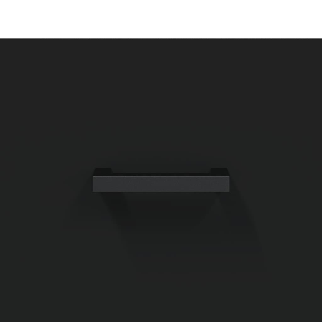 Armoire murale noir 80x36,5x35 cm bois d'ingénierie - XIOS