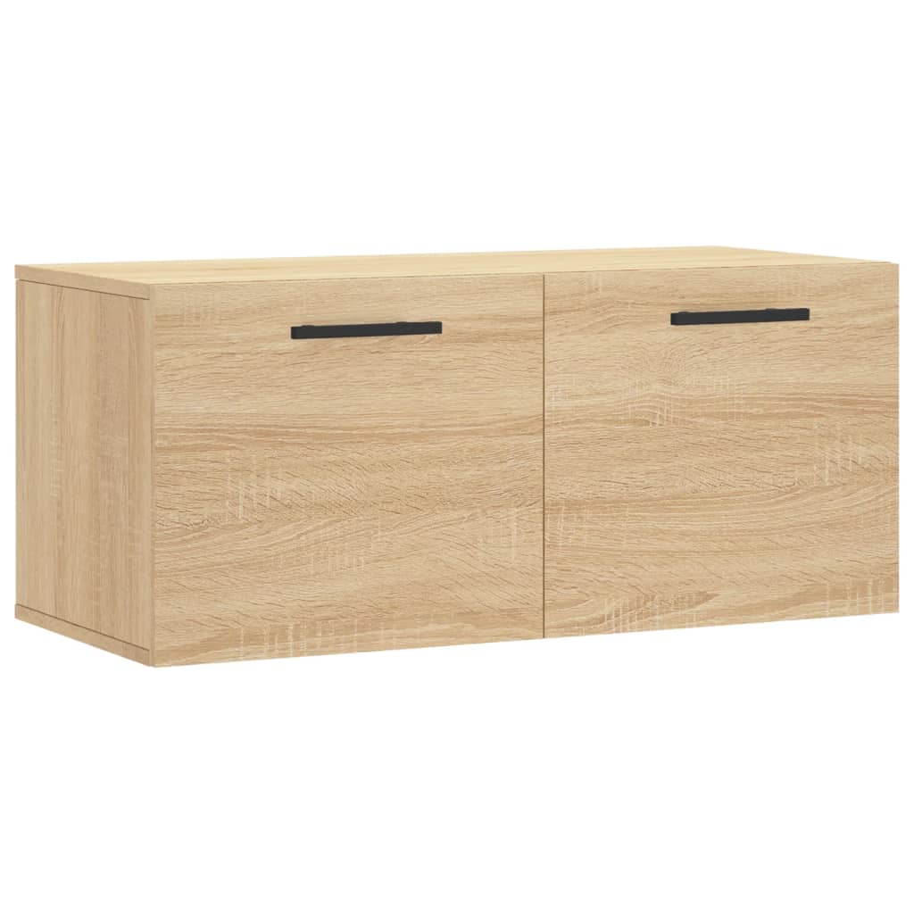 Armoire murale chêne sonoma 80x36,5x35 cm bois d'ingénierie - XIOS