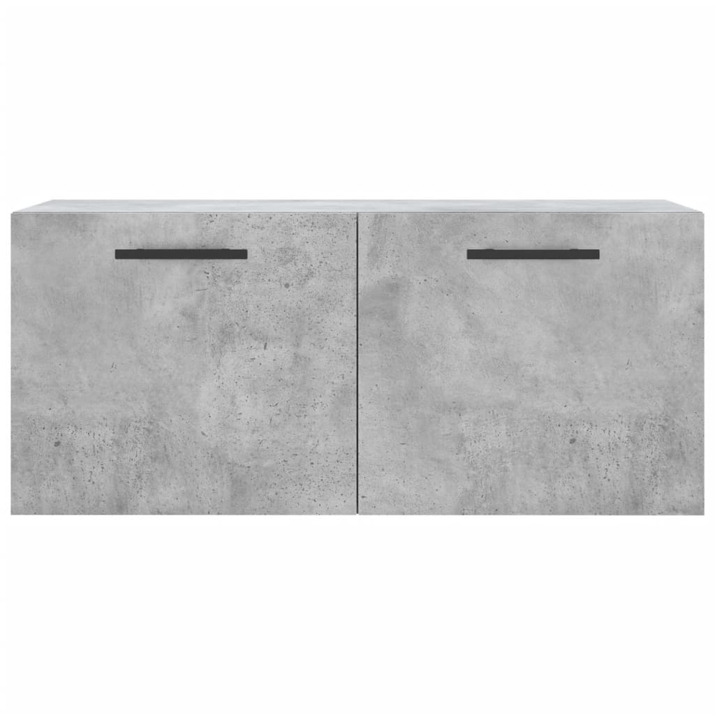 Armoire murale gris béton 80x36,5x35 cm bois d'ingénierie - XIOS