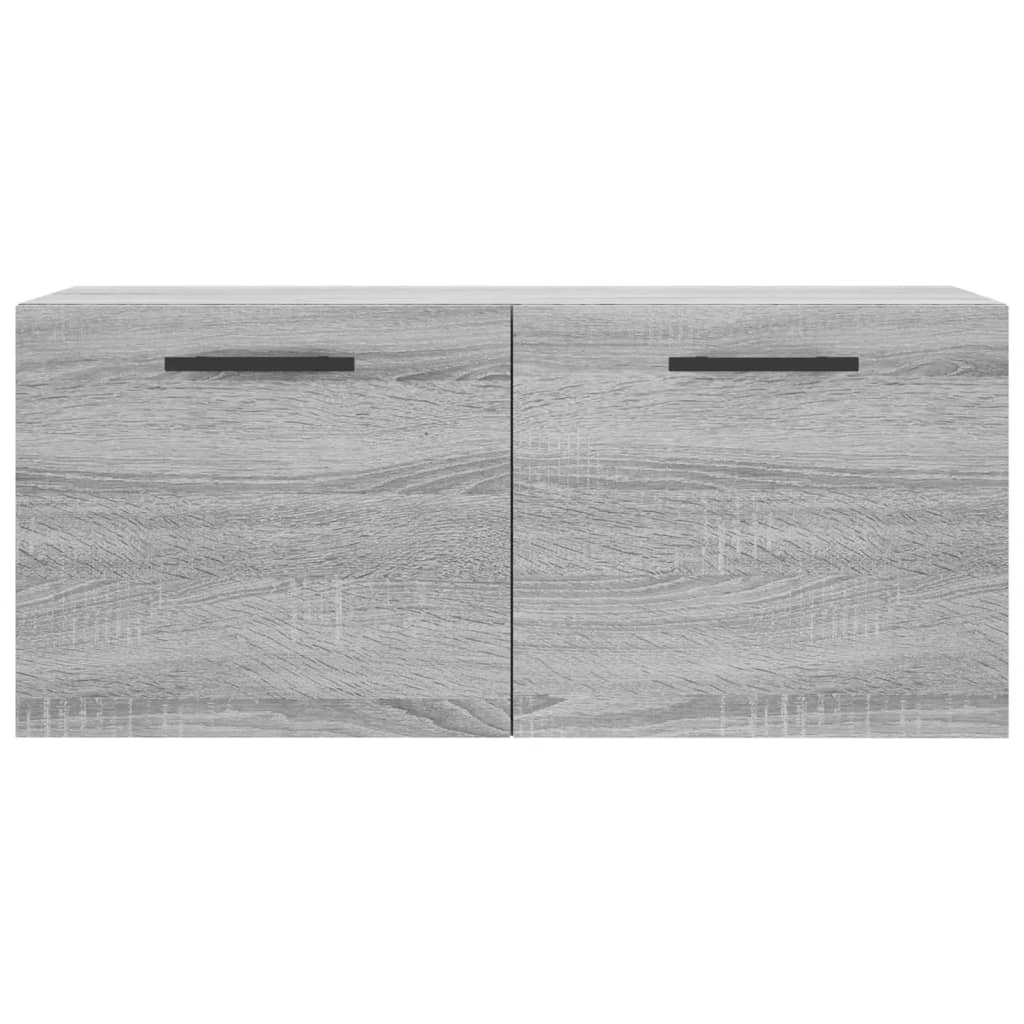 Armoire murale sonoma gris 80x36,5x35 cm bois d'ingénierie - XIOS