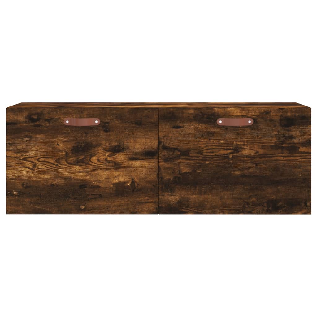 Armoire murale Chêne fumé 100x36,5x35 cm Bois d'ingénierie - XIOS