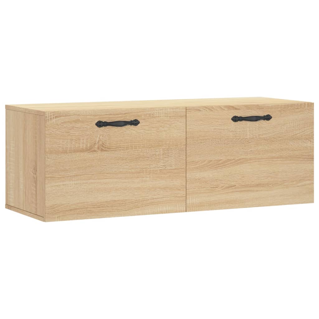 Armoire murale chêne sonoma 100x36,5x35 cm bois d'ingénierie - XIOS