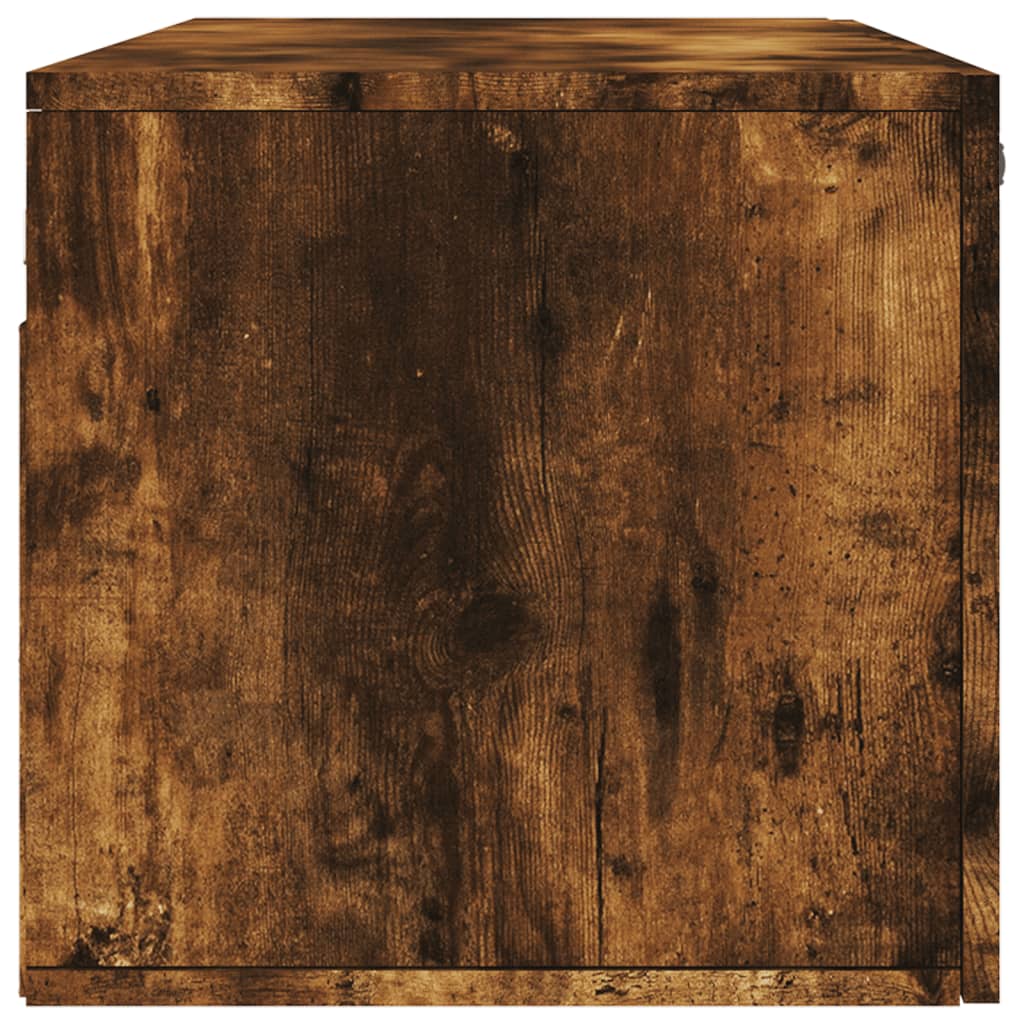 Armoire murale Chêne fumé 100x36,5x35 cm Bois d'ingénierie - XIOS