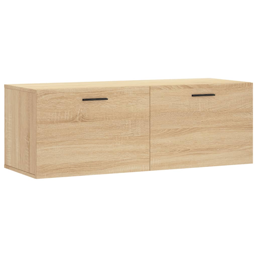 Armoire murale chêne sonoma 100x36,5x35 cm bois d'ingénierie - XIOS