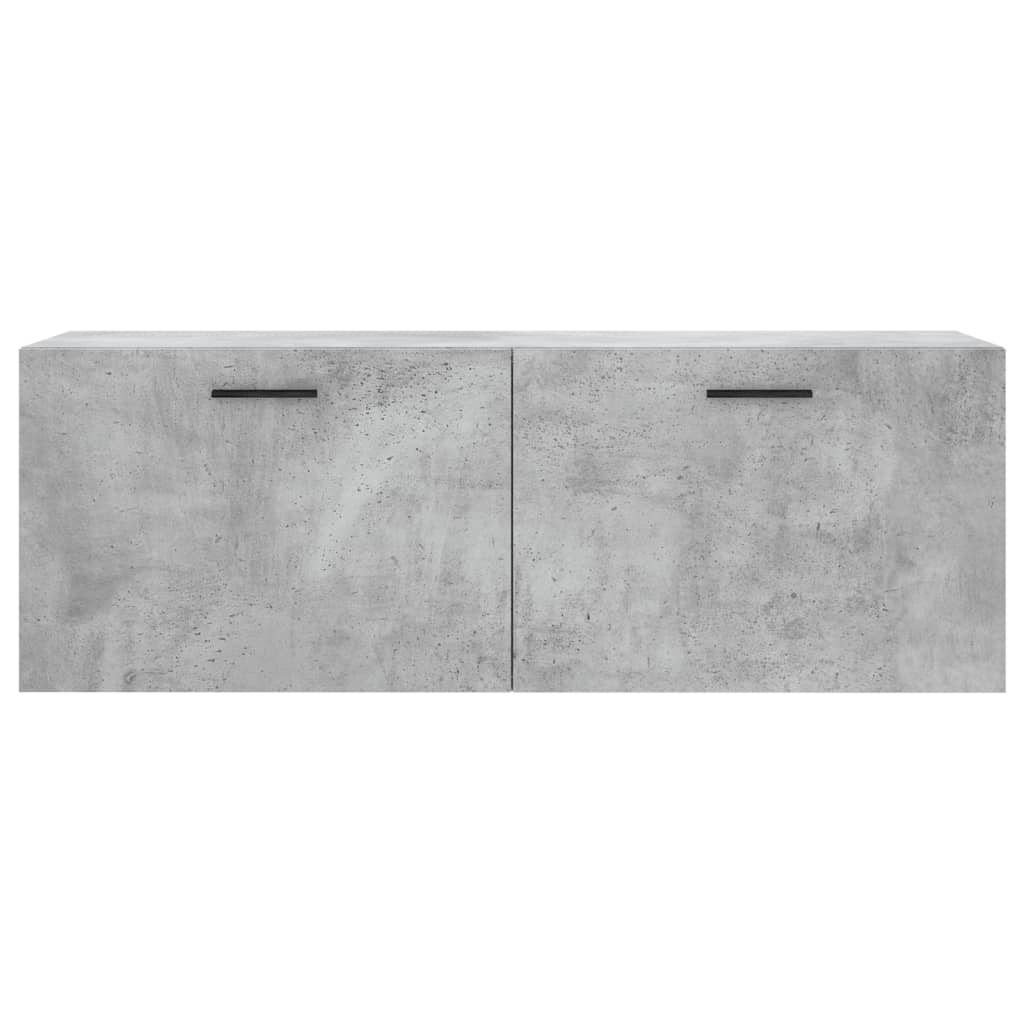Armoire murale gris béton 100x36,5x35 cm bois d'ingénierie - XIOS