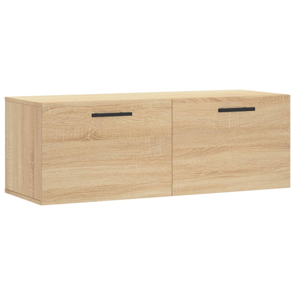 Armoire murale chêne sonoma 100x36,5x35 cm bois d'ingénierie - XIOS