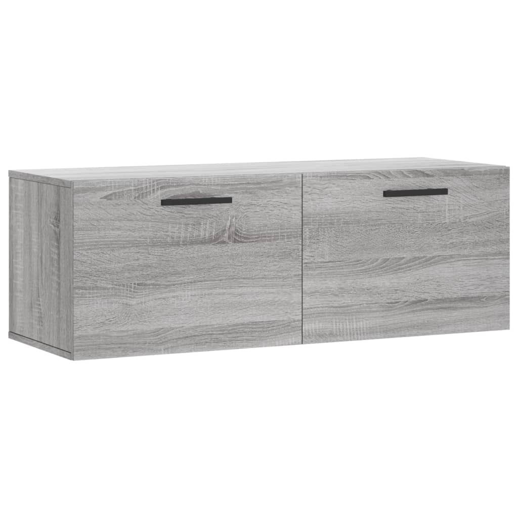 Armoire murale sonoma gris 100x36,5x35 cm bois d'ingénierie - XIOS