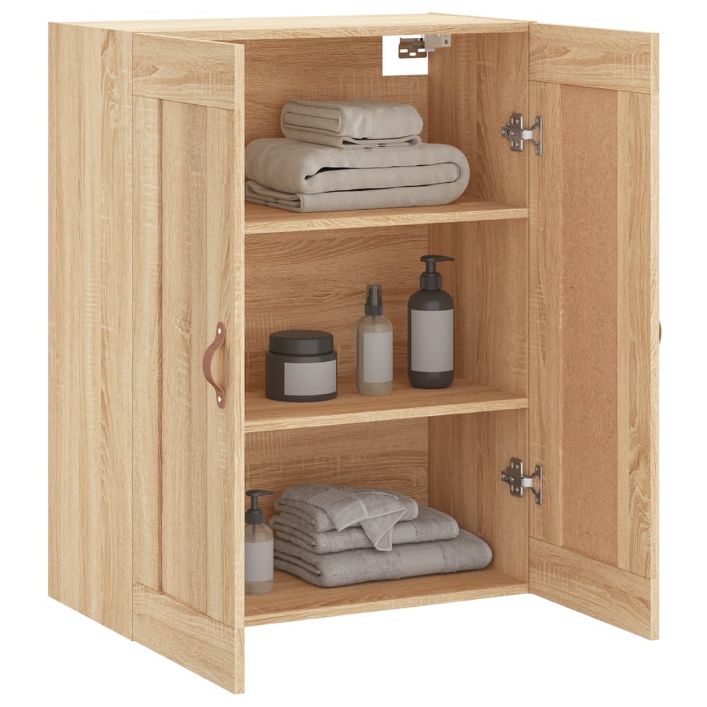 Armoire murale chêne sonoma 69,5x34x90 cm bois d'ingénierie - XIOS