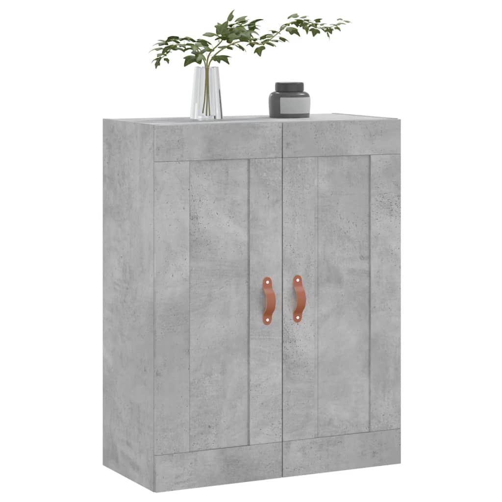Armoire murale gris béton 69,5x34x90 cm bois d'ingénierie - XIOS