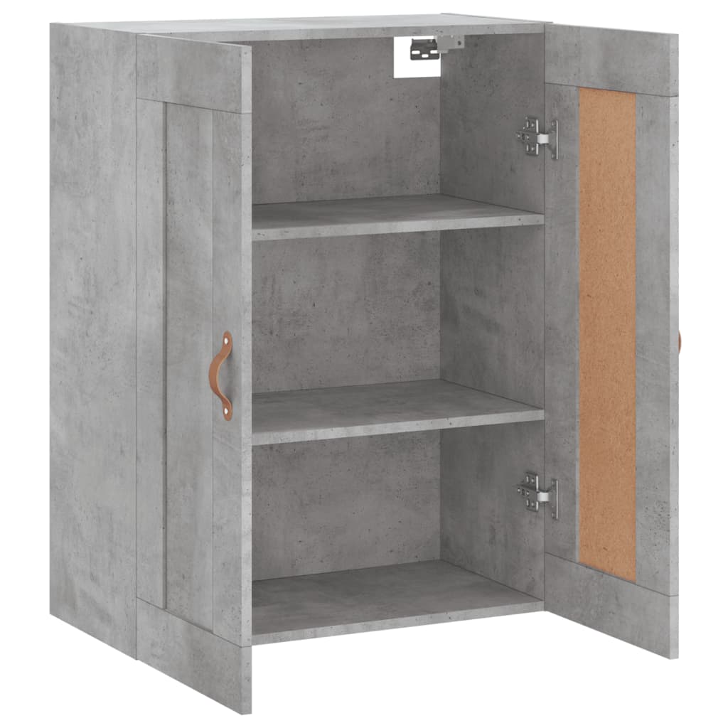 Armoire murale gris béton 69,5x34x90 cm bois d'ingénierie - XIOS