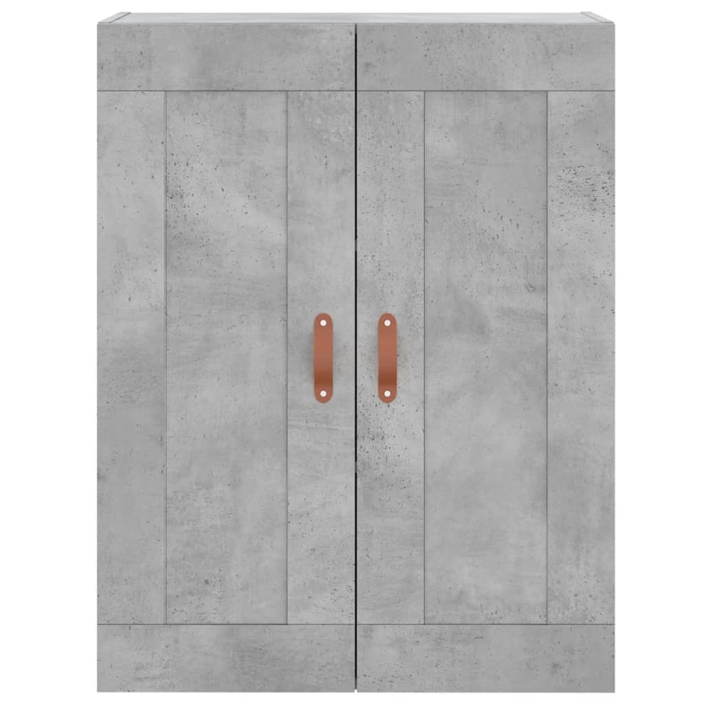 Armoire murale gris béton 69,5x34x90 cm bois d'ingénierie - XIOS