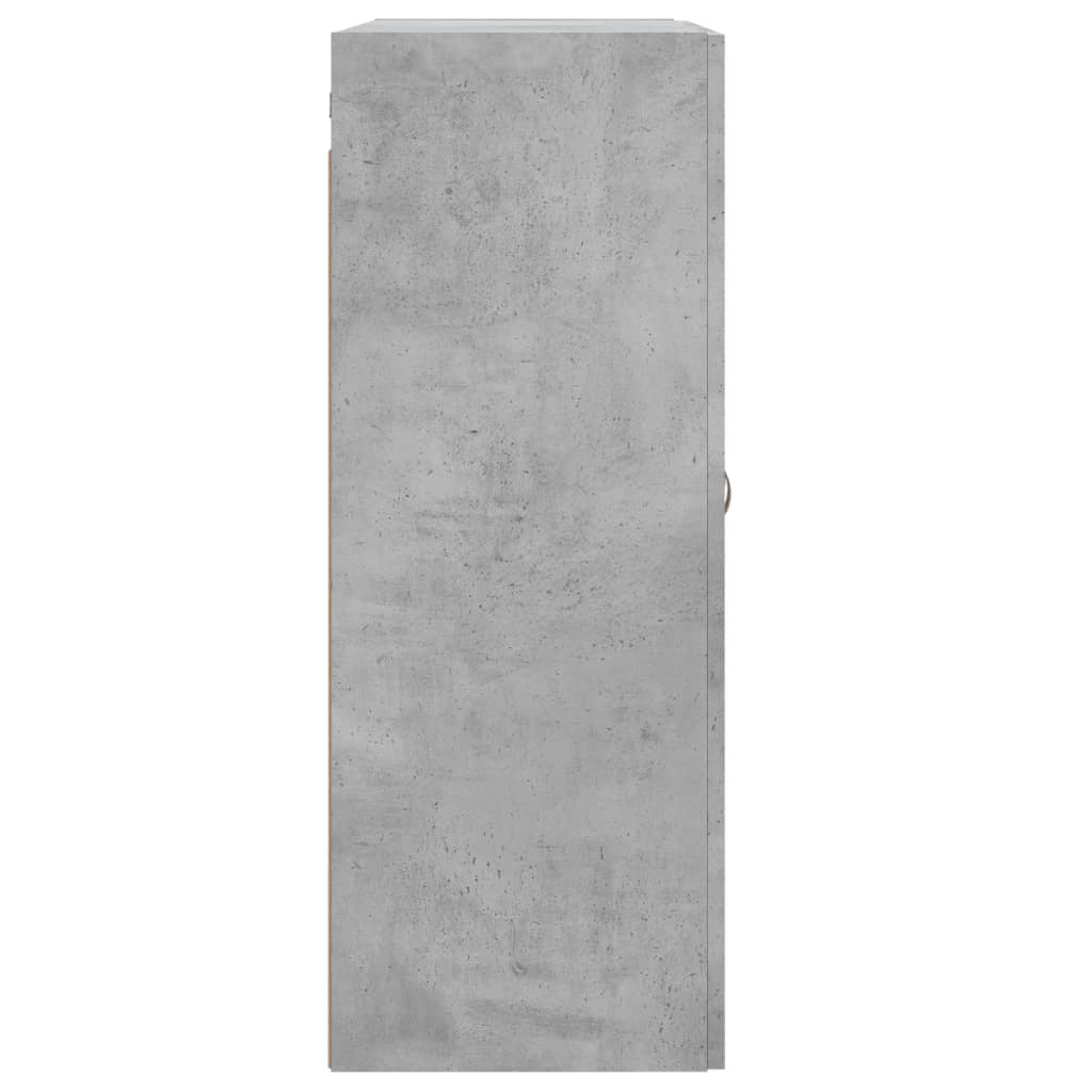 Armoire murale gris béton 69,5x34x90 cm bois d'ingénierie - XIOS