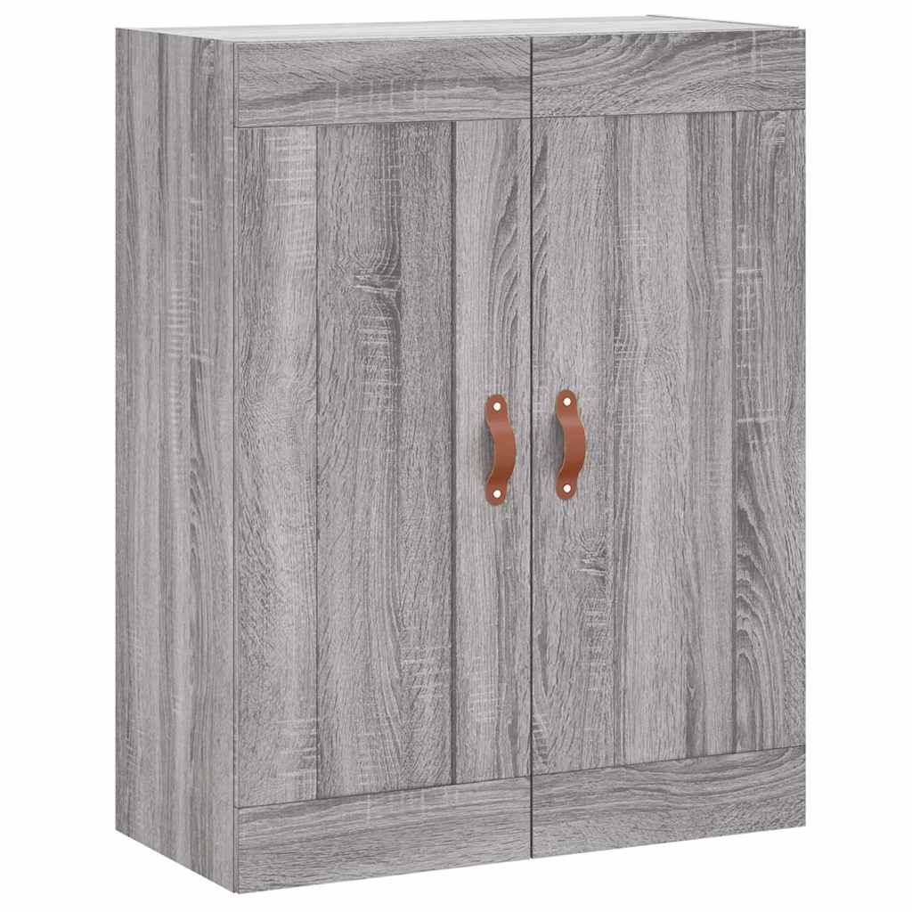 Armoire murale sonoma gris 69,5x34x90 cm bois d'ingénierie - XIOS