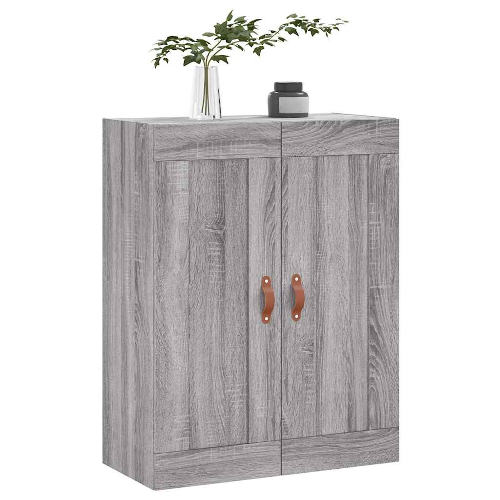 Armoire murale sonoma gris 69,5x34x90 cm bois d'ingénierie - XIOS