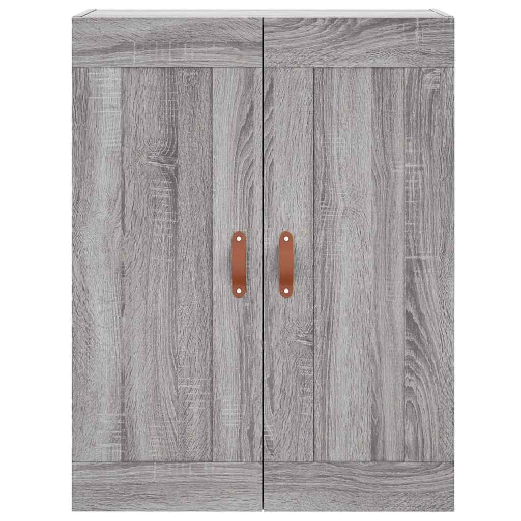Armoire murale sonoma gris 69,5x34x90 cm bois d'ingénierie - XIOS