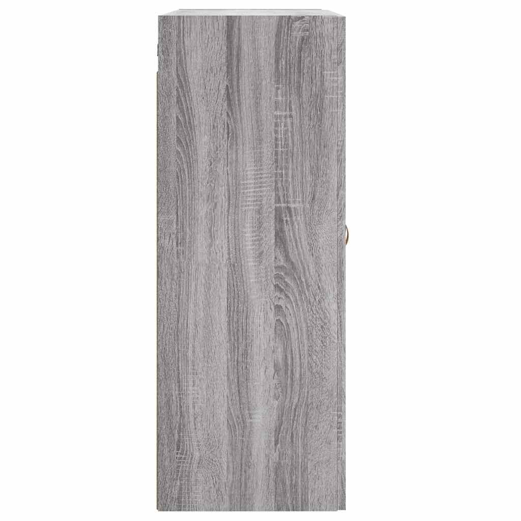 Armoire murale sonoma gris 69,5x34x90 cm bois d'ingénierie - XIOS