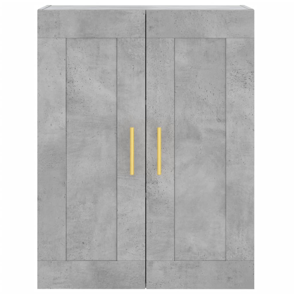 Armoire murale gris béton 69,5x34x90 cm bois d'ingénierie - XIOS