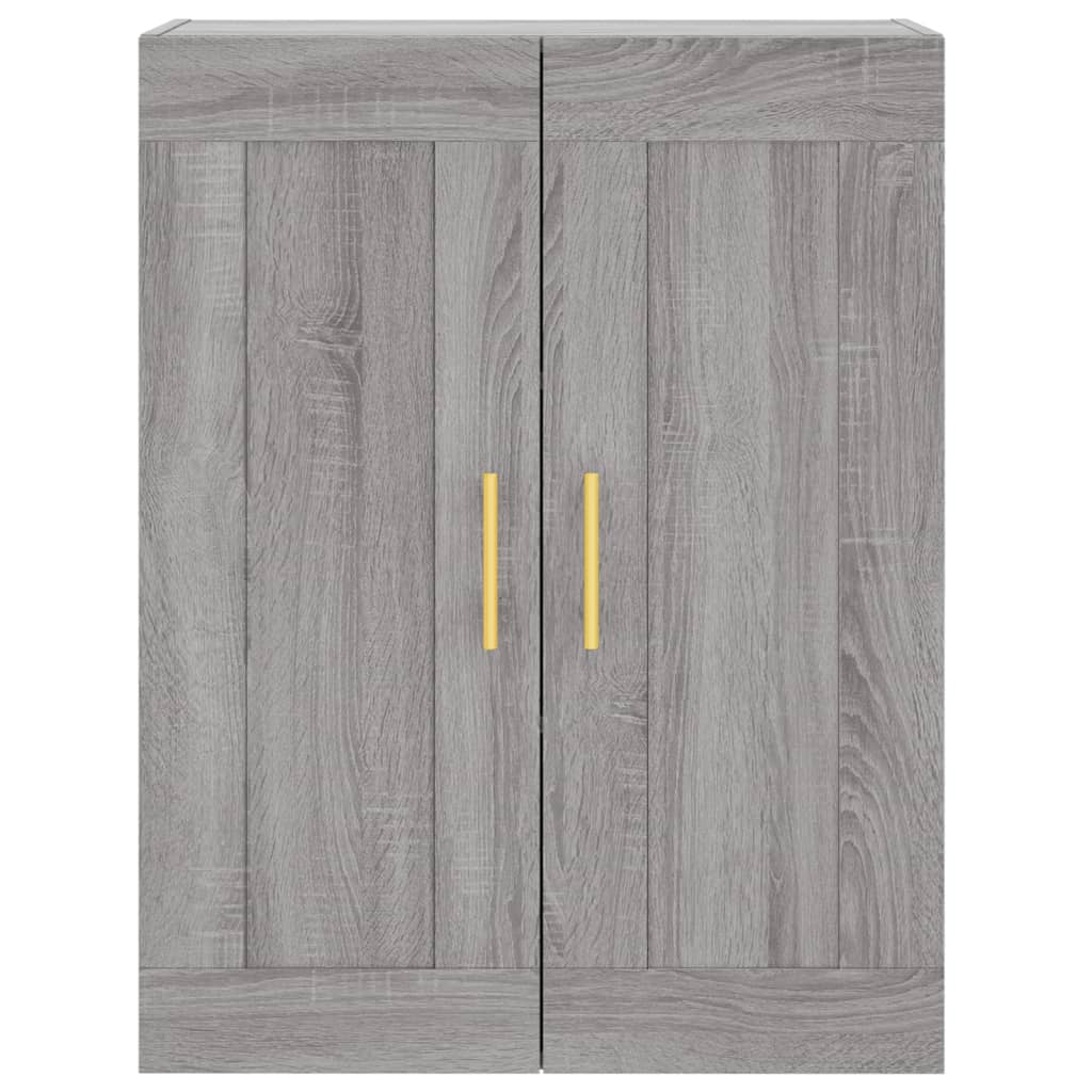 Armoire murale sonoma gris 69,5x34x90 cm bois d'ingénierie - XIOS