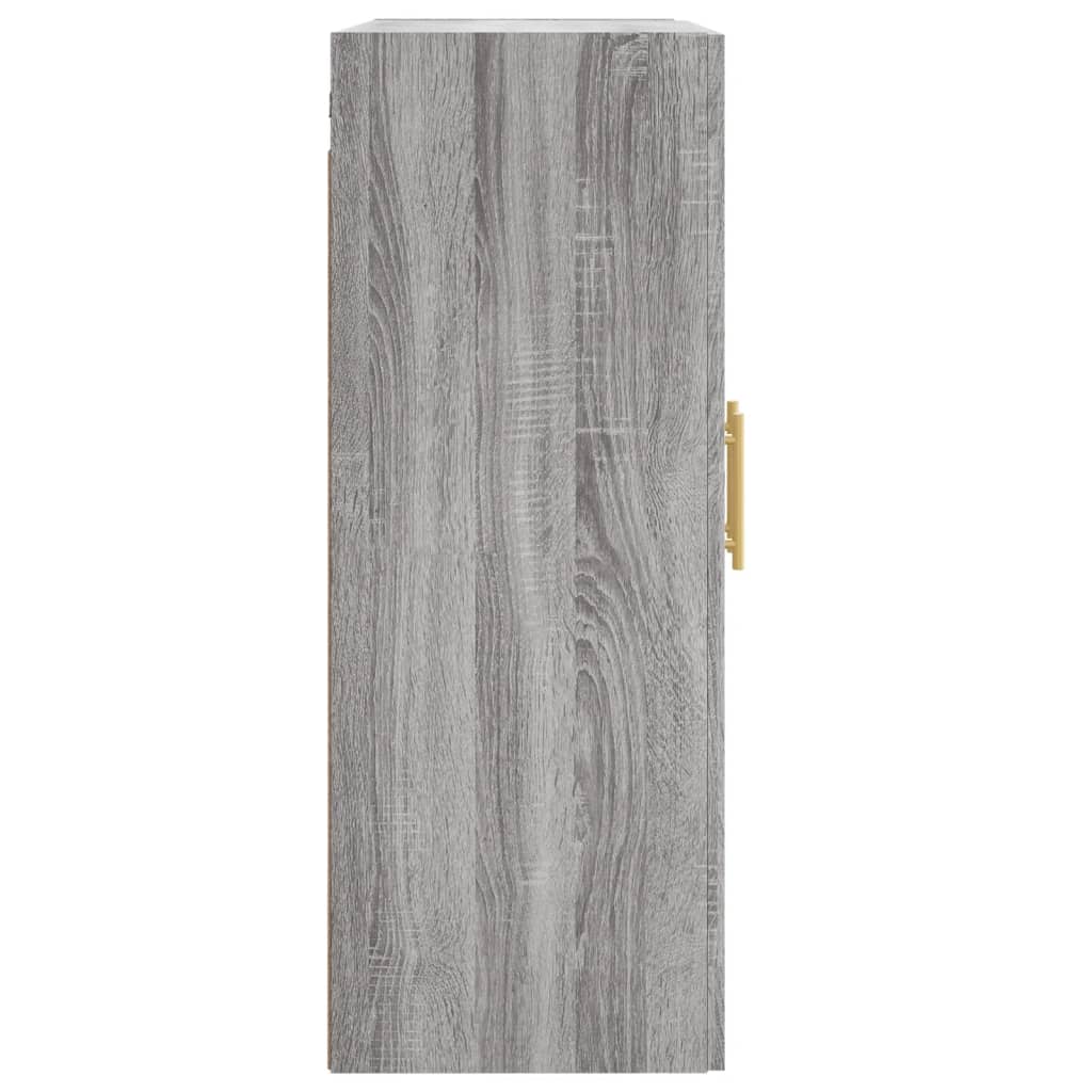Armoire murale sonoma gris 69,5x34x90 cm bois d'ingénierie - XIOS