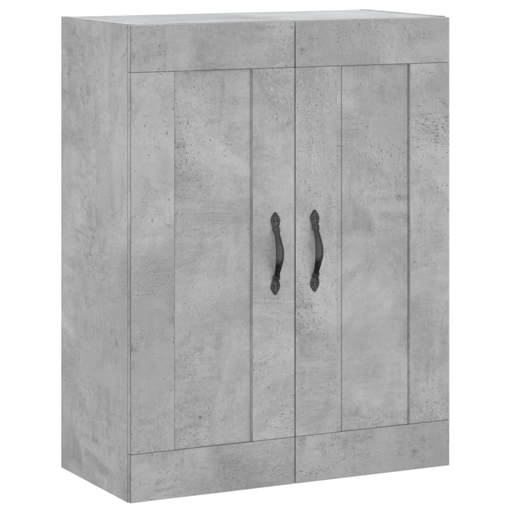 Armoire murale gris béton 69,5x34x90 cm bois d'ingénierie - XIOS