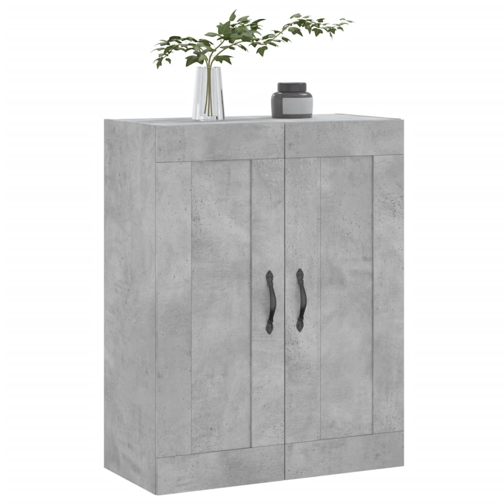 Armoire murale gris béton 69,5x34x90 cm bois d'ingénierie - XIOS