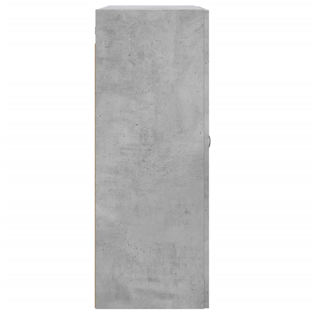 Armoire murale gris béton 69,5x34x90 cm bois d'ingénierie - XIOS