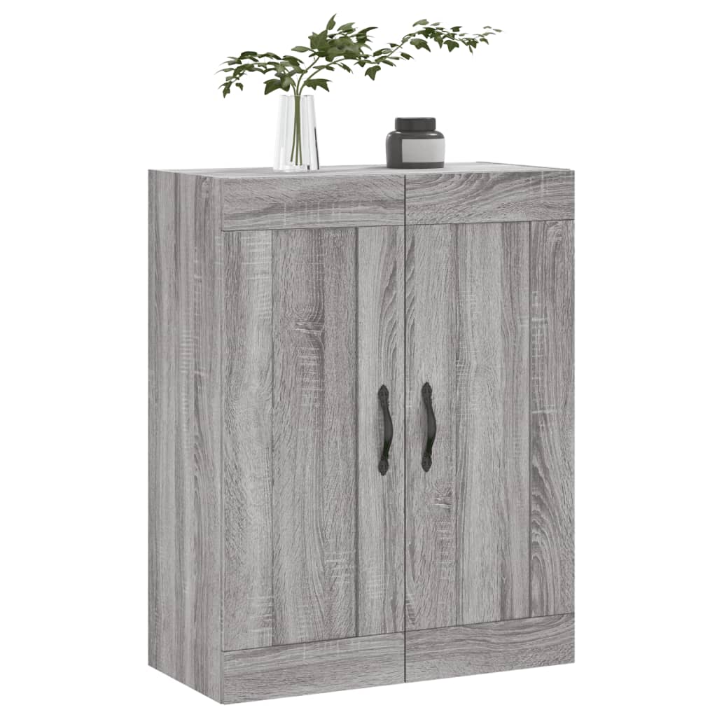 Armoire murale sonoma gris 69,5x34x90 cm bois d'ingénierie - XIOS