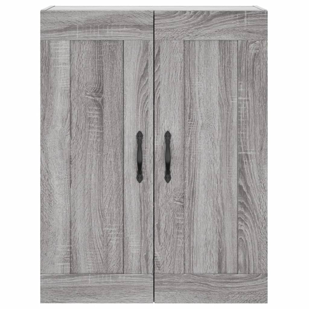 Armoire murale sonoma gris 69,5x34x90 cm bois d'ingénierie - XIOS