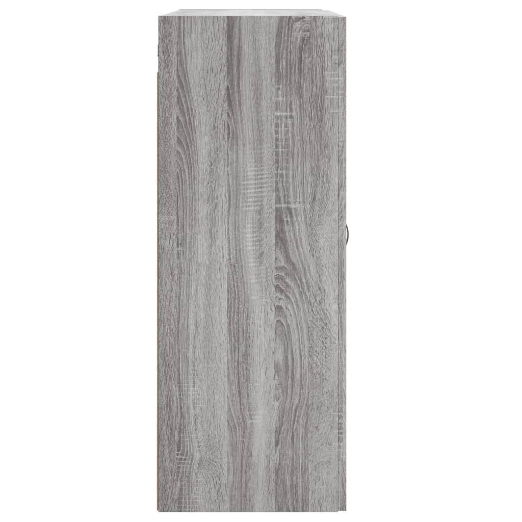 Armoire murale sonoma gris 69,5x34x90 cm bois d'ingénierie - XIOS