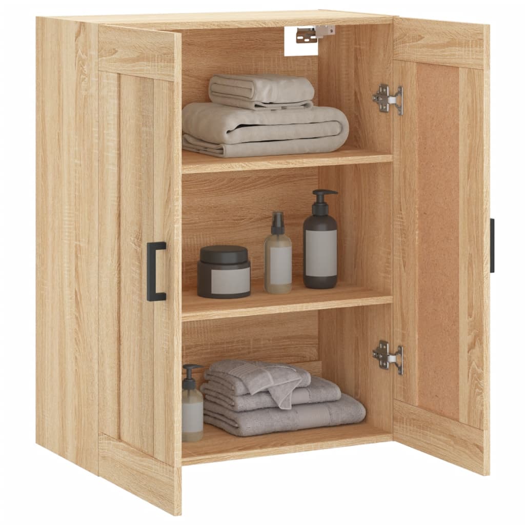 Armoire murale chêne sonoma 69,5x34x90 cm bois d'ingénierie - XIOS