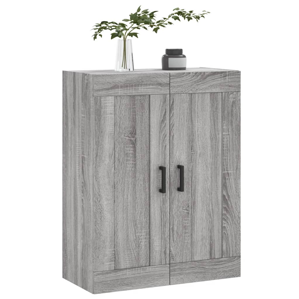 Armoire murale sonoma gris 69,5x34x90 cm bois d'ingénierie - XIOS